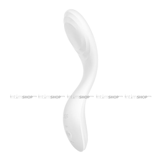 Вибратор с движущимся шариком Satisfyer Rrrolling Pleasure для стимуляции точки G, белый - фото 4