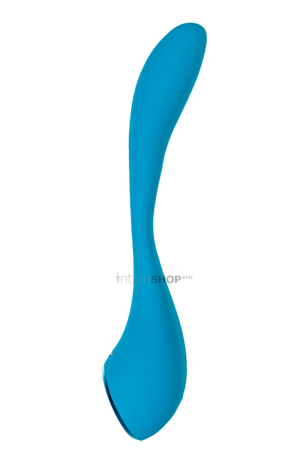 Вагинально-клиторальный вибратор с фиксацией формы Satisfyer G-Spot Flex 5+, голубой - фото 5