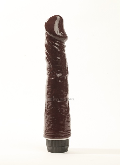 Фаллоимитатор с вибрацией 4sexdream Знойный Мулат 22.5 см, коричневый - фото 2