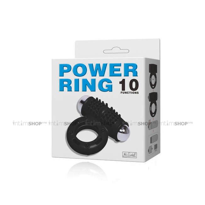 Эрекционное кольцо с вибрацией POWER RING 10 Baile от IntimShop