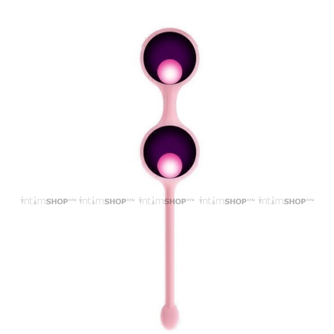 Вагинальные шарики Baile Kegel Tighten Up I Pretty Love, 3.2 см, розовые - фото 3