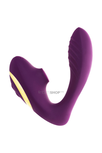 Вибратор с клиторальной стимуляцией L'eroina by Toyfa Mave, фиолетовый - фото 1