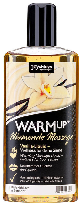 Разогревающий массажный гель Joy Division WARMup Ваниль, 150 мл - фото 1