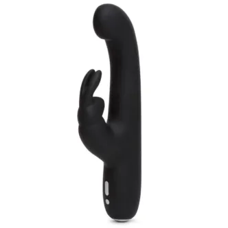 Вибратор-кролик Happy Rabbit Slimline G-Spot, черный