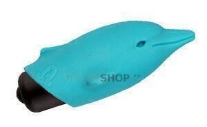 Мини-вибростимулятор Дельфин Adrien Lastic Pocket Dolphin, голубой - фото 10