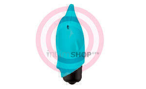 Мини-вибростимулятор Дельфин Adrien Lastic Pocket Dolphin, голубой - фото 6