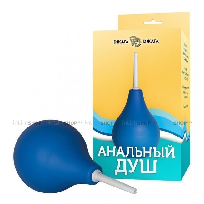Анальный душ Джага-Джага, синий - фото 2