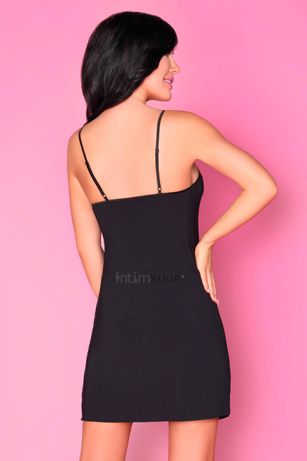 Сорочка LivCo Corsetti Fashion LC 90350 Carian koszula, Чёрный, S/M - фото 2
