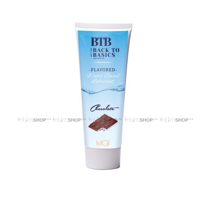 Гель-лубрикант Mai Cosmetics BTB Flavored, на водной основе, Шоколад, 75 мл - фото 1