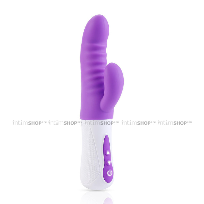 Фрикционный вибратор-кролик Aisnn Punch, фиолетовый - фото 1