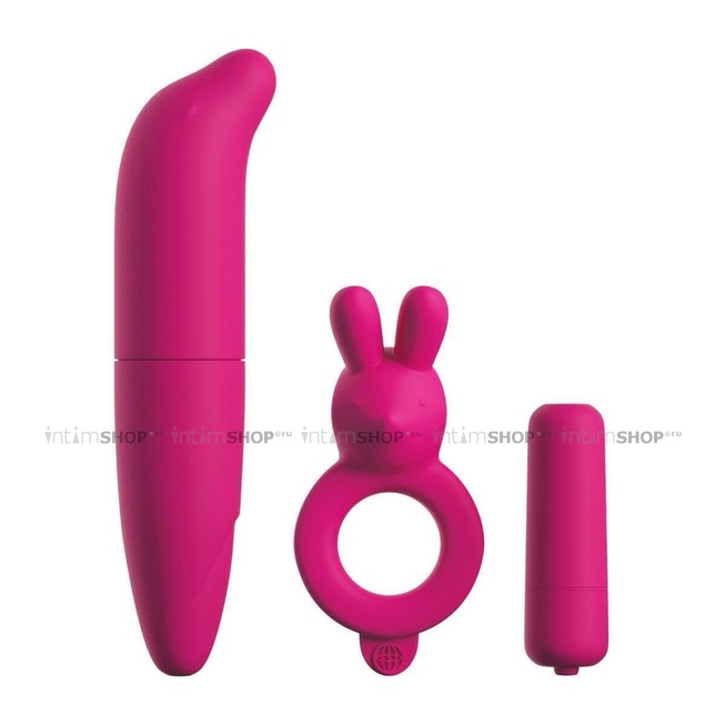 Стартовый набор для пар Pipedream Classix Couples Vibrating Starter Kit, розовый - фото 1