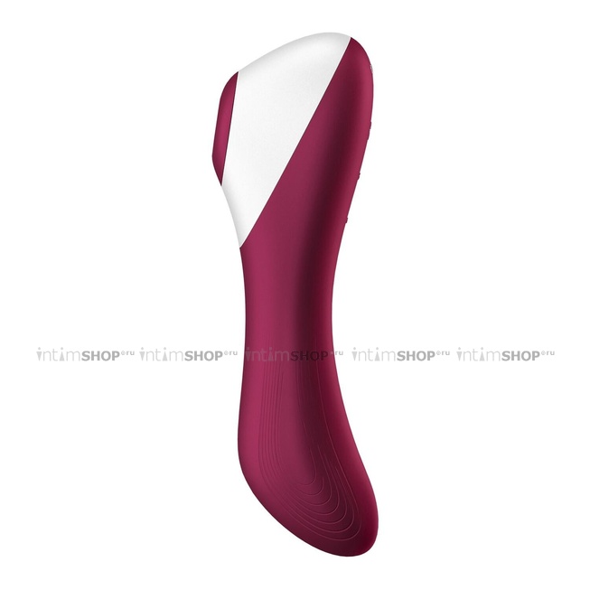 Клиторальный стимулятор+вибратор 2 в 1 Satisfyer Dual Crush, красный - фото 3