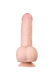 Фаллоимитатор с подвижной кожей и фиксацией формы Toyfa RealStick My Babe My Sweety 21.5 см, телесный