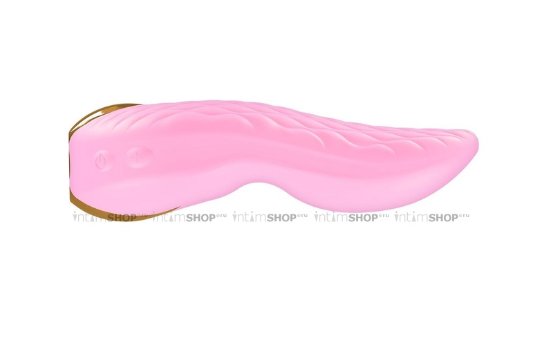 Клиторальный вибратор Shunga Aiko с двойной вибрацией, розовый - фото 4