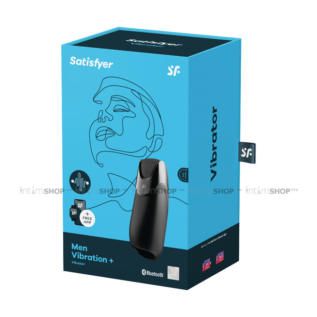 Вибромастурбатор Satisfyer Men Vibration+, чёрный - фото 2