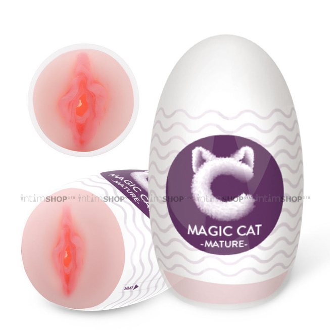 

Мастурбатор-вагина Magic cat Mature, телесный