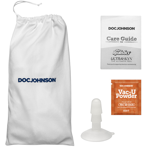 Фаллоимитатор Doc Johnson Signature Cocks Leo Vice 19.1 см, телесный