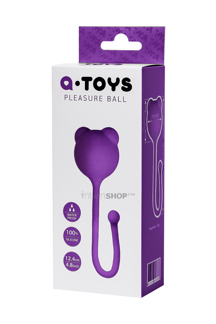 Вагинальный шарик Toyfa A-Toys, фиолетовый - фото 2