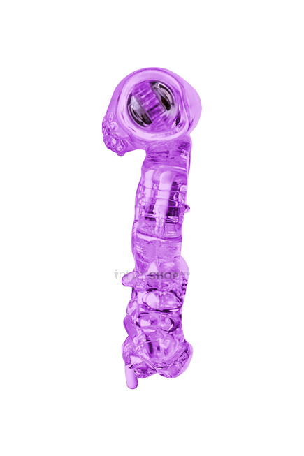 Виброкольцо Toyfa с подхватом, фиолетовое - фото 3