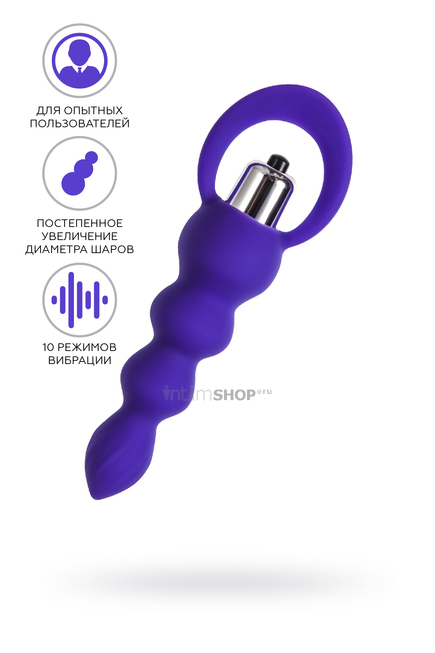 Анальный вибратор-ёлочка ToDo by Toyfa Twisty, фиолетовая - фото 2