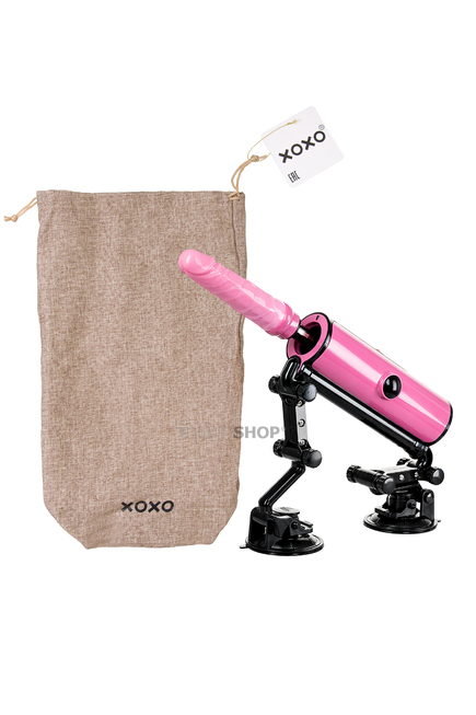 Мешочек XOXO для хранения секс игрушек 39 см, коричневый - фото 4