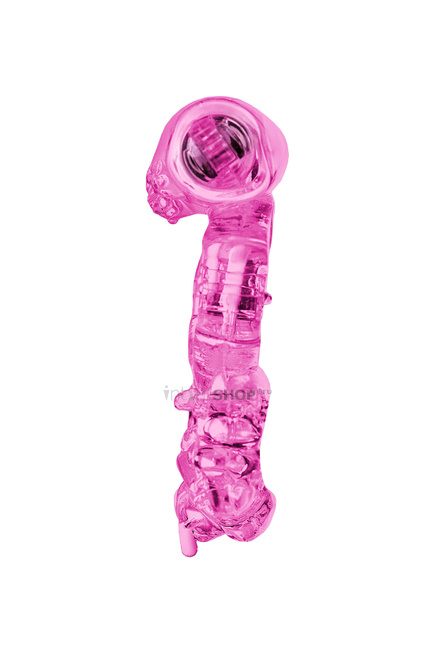 Виброкольцо Toyfa с подхватом, розовый - фото 3