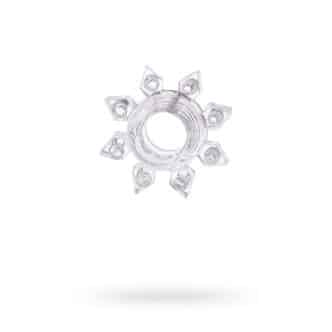 Эрекционное кольцо Toyfa в форме звезды, бесцветное