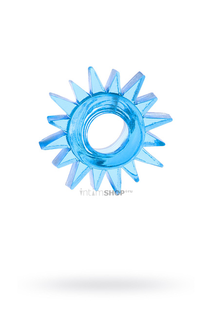 

Эрекционное кольцо Toyfa в форме солнца, синее