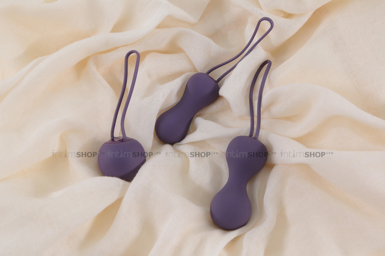 Вагинальные шарики Je Joue Ami Kegel Set, фиолетовый - фото 9