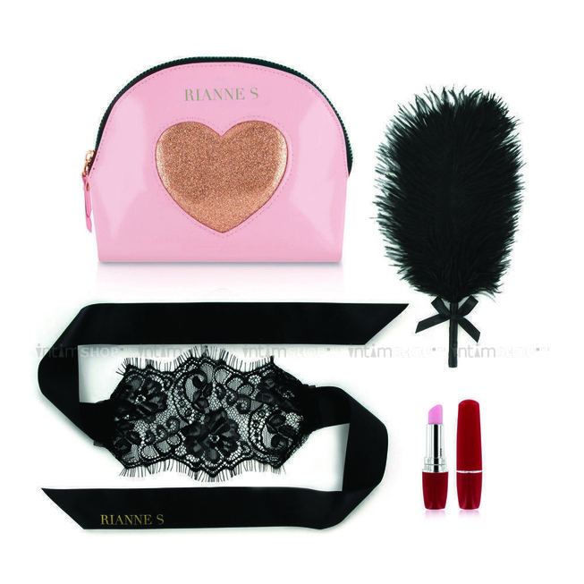Набор Rianne S Kit d'Amour с вибропулей, золотисто-розовый - фото 1