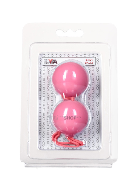 Вагинальные шарики Toyfa Love Balls, розовый - фото 3