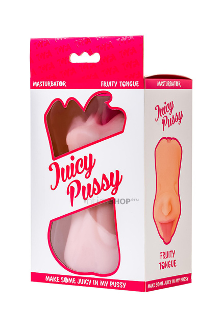 Мастурбатор рот и вагина Toyfa Juicy Pussy Fruity Tongue, телесный от IntimShop