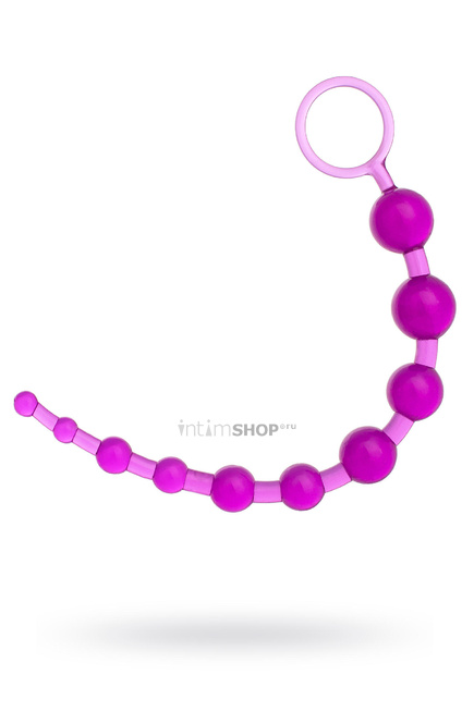 Анальная цепочка Toyfa, фиолетовый - фото 1