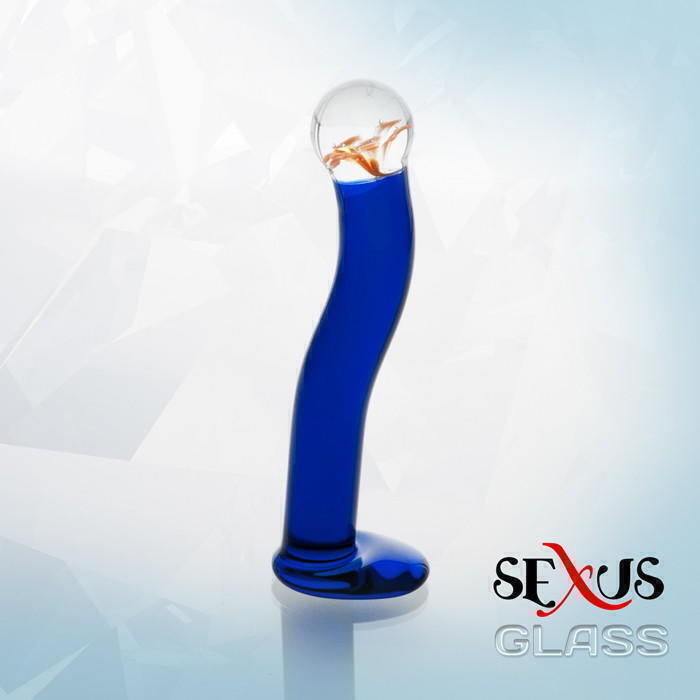 Фаллоимитатор Sexus Glass 17,5 см.  