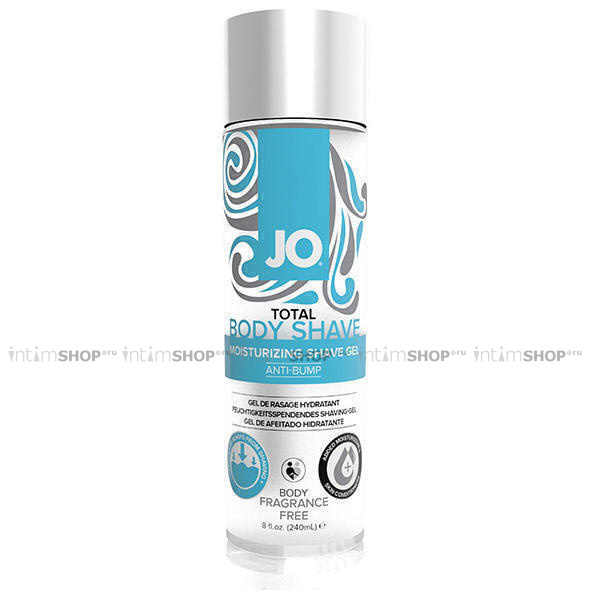 Гель для бритья и интимной гигиены System JO Total без запаха, 240 мл - фото 1