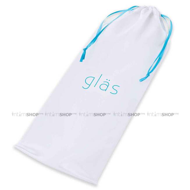 Двусторонний фаллоимитатор Glas 30.5 см, бесцветный - фото 5