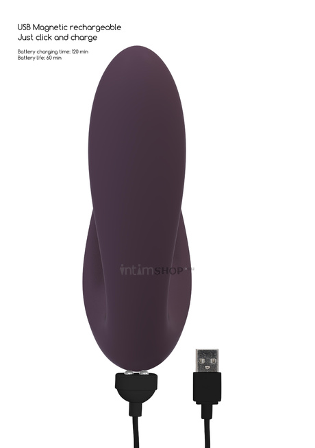 Вибратор для точки G с вакуумной стимуляцией Irresistible Desirable, фиолетовый - фото 6