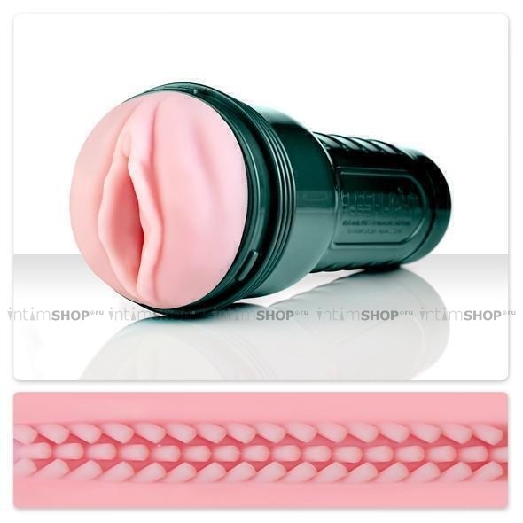 Мастурбатор с вибрацией Fleshlight Vibro Pink Lady Touch, розовый - фото 1