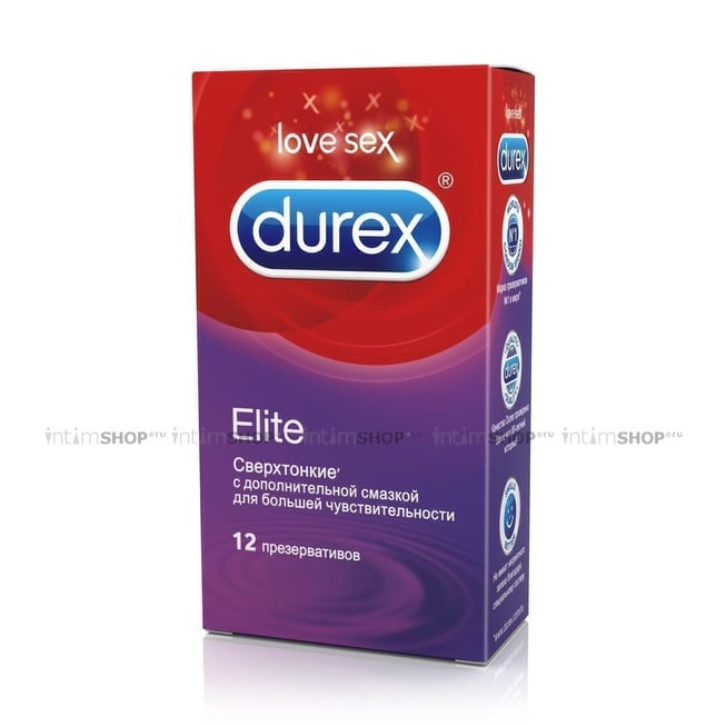 Презервативы Durex Elite ультратонкие, 12 шт - фото 7