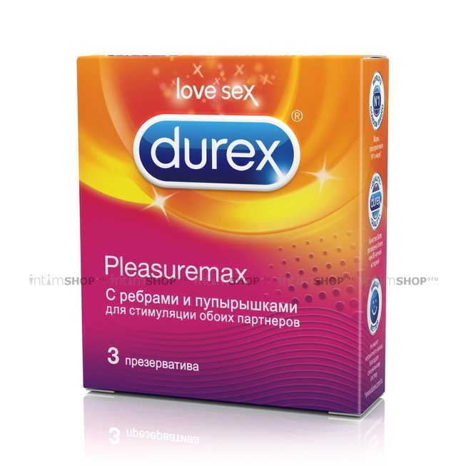 Презервативы Durex Pleasuremax рельефные, 3 шт - фото 7