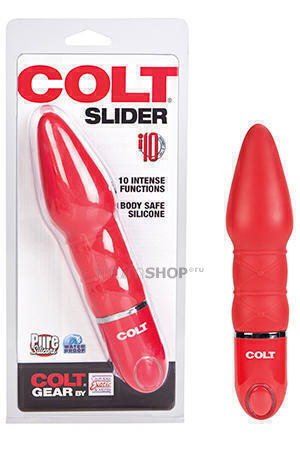 

Анальный стимулятор COLT Vibrating Slider Red