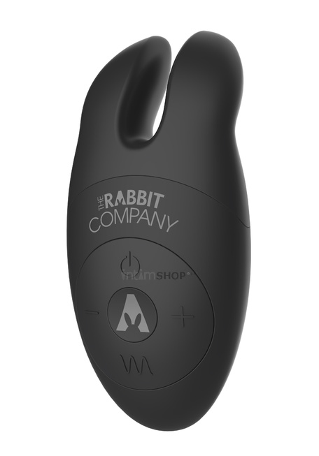 Клиторальный стимулятор The Rabbit Company Lay-on Rabbit, черный - фото 1