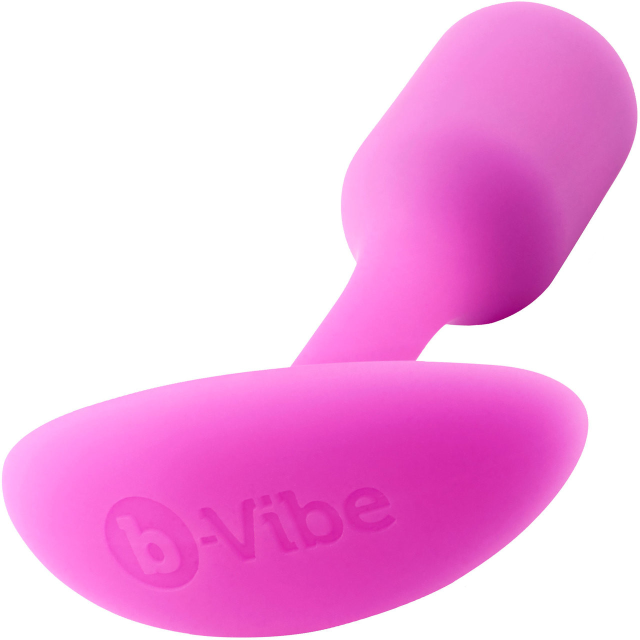 Анальная пробка для ношения b-Vibe Snug Plug 1 с переменным центром тяжести, розовая