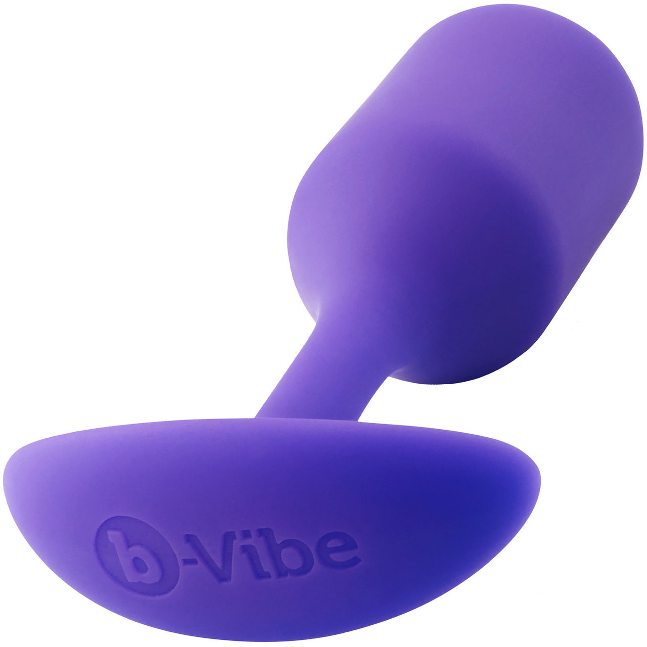 Анальная пробка для ношения b-Vibe Snug Plug 2 с переменным центром тяжести, фиолетовая