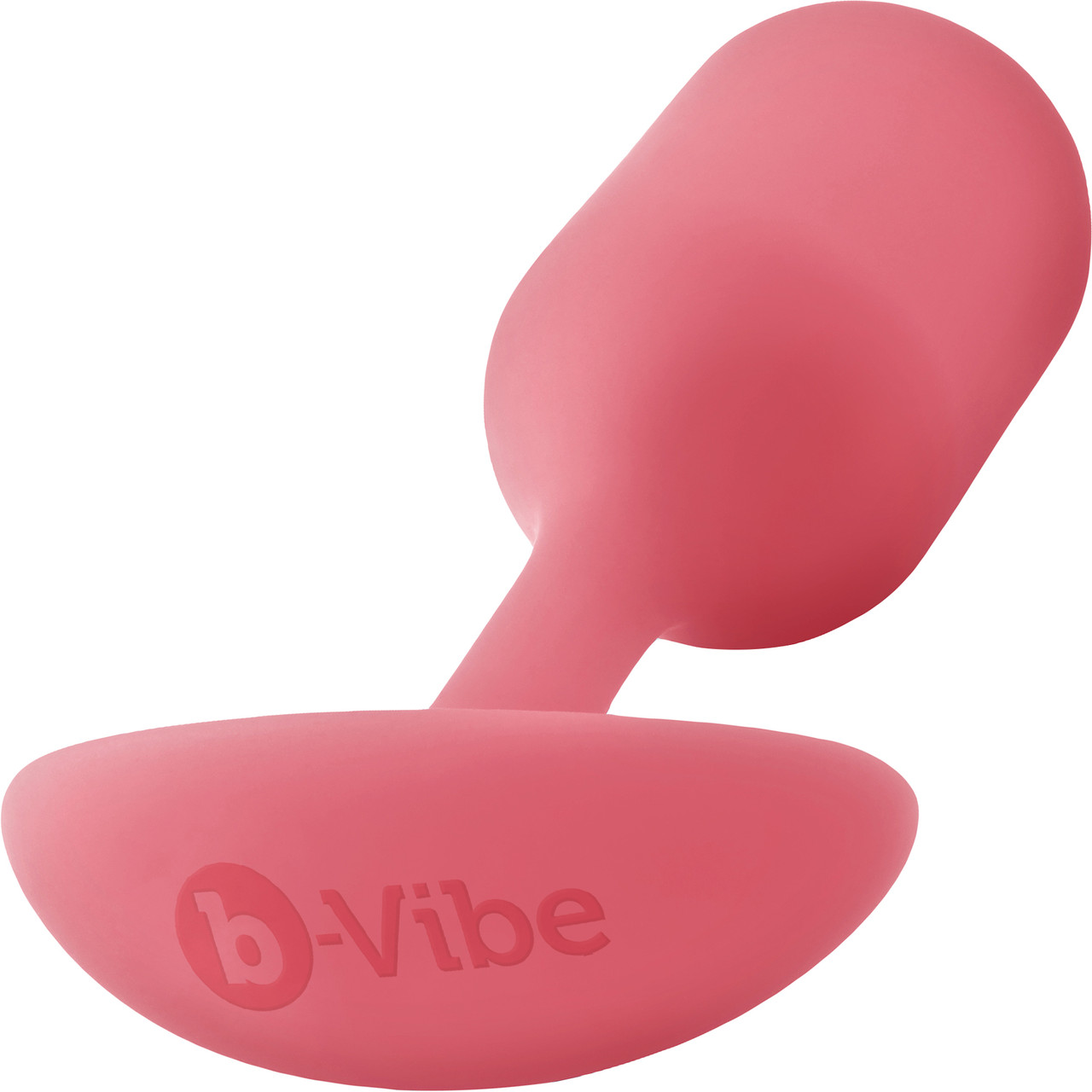 Анальная пробка для ношения b-Vibe Snug Plug 2 с переменным центром тяжести, розовая