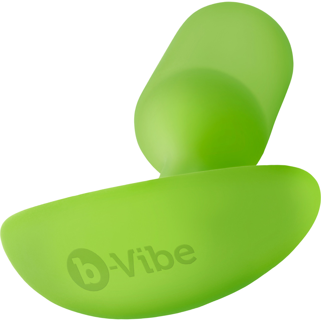 Анальная пробка для ношения b-Vibe Snug Plug 3 с переменным центром тяжести, зеленая