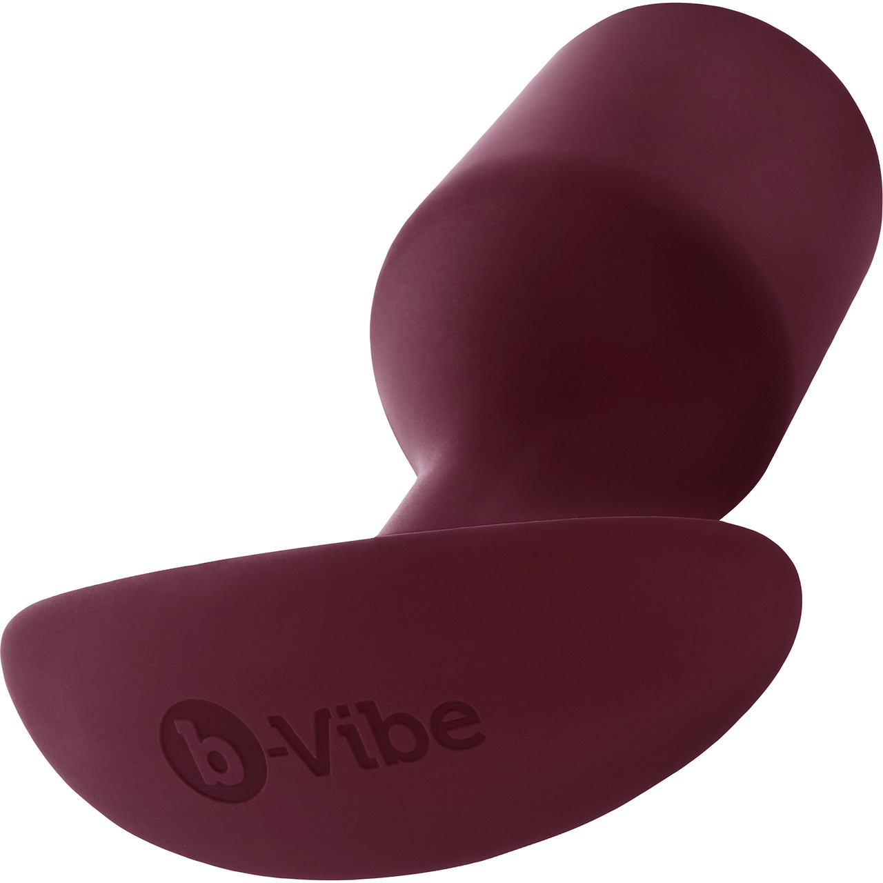 Анальная пробка для ношения b-Vibe Snug Plug 5 с переменным центром тяжести, бордовая