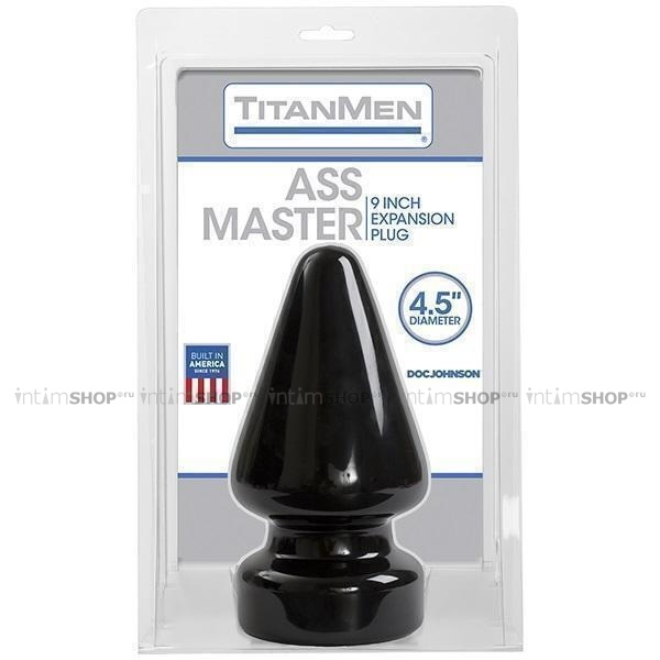 Анальная пробка Doc Johnson TitanMen® Tools  Butt Plug 4.5