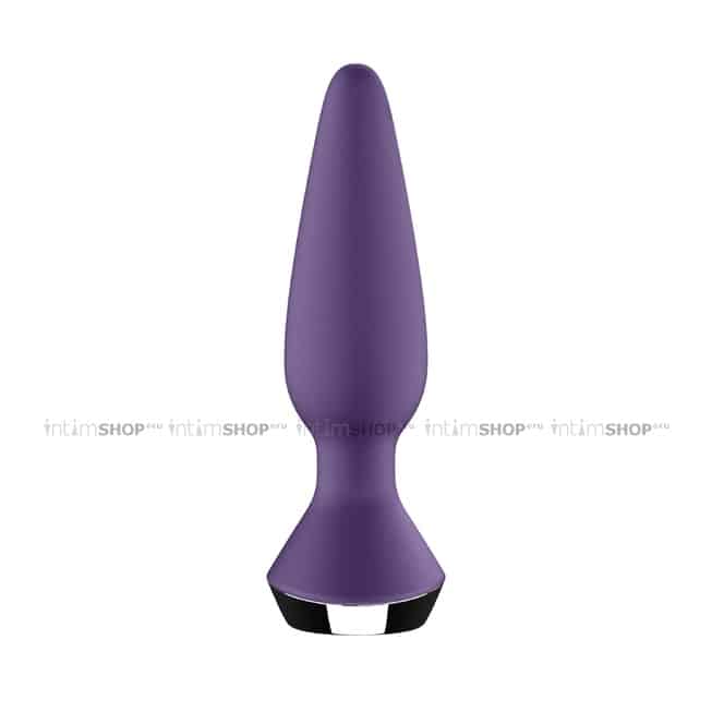Анальная вибропробка Satisfyer Plug-ilicious 1, фиолетовый - фото 3