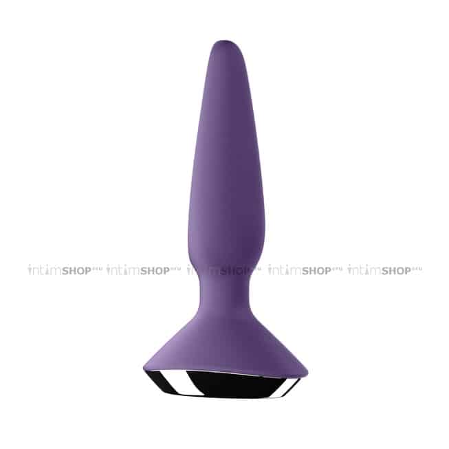 Анальная вибропробка Satisfyer Plug-ilicious 1, фиолетовый - фото 4